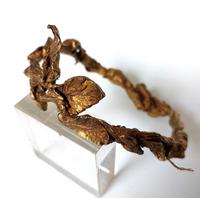 Diadème de feuilles tressées forme articulée (2) 