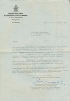 Lettre de Monseigneur Serobe Manoukian adressée à DG le 26 Septembre 1979 