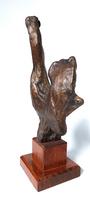 Oiseau bronze marron (3) 