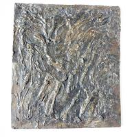 Plaque Magies, bronze marron 20 x 23 cm 