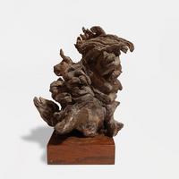 Profil de la nuit terre cuite noire