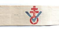 Brassard Croix de Lorraine FFL et numéro 27198