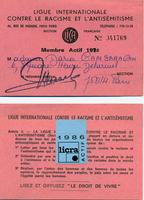 Carte LICRA 1986