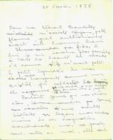 Feuillet manuscrit 1