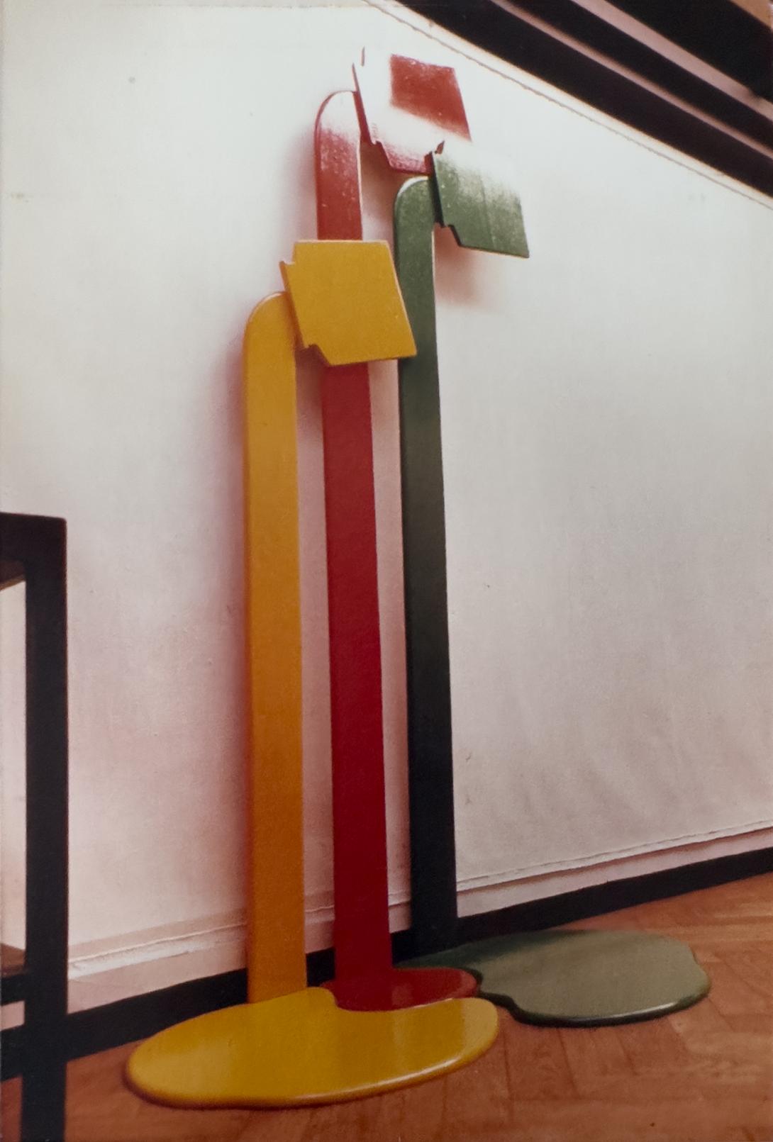 Exposition Giili, galleria Il Punto, 1967, coulées en couleurs