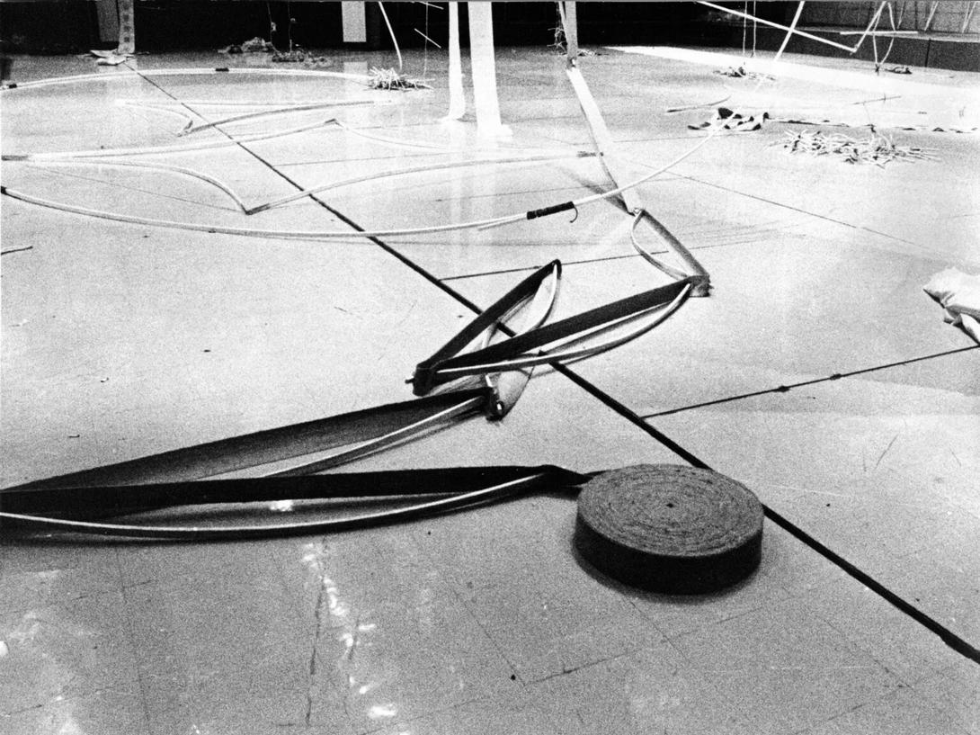 vue d'oeuvre exposition supports surfaces Nice