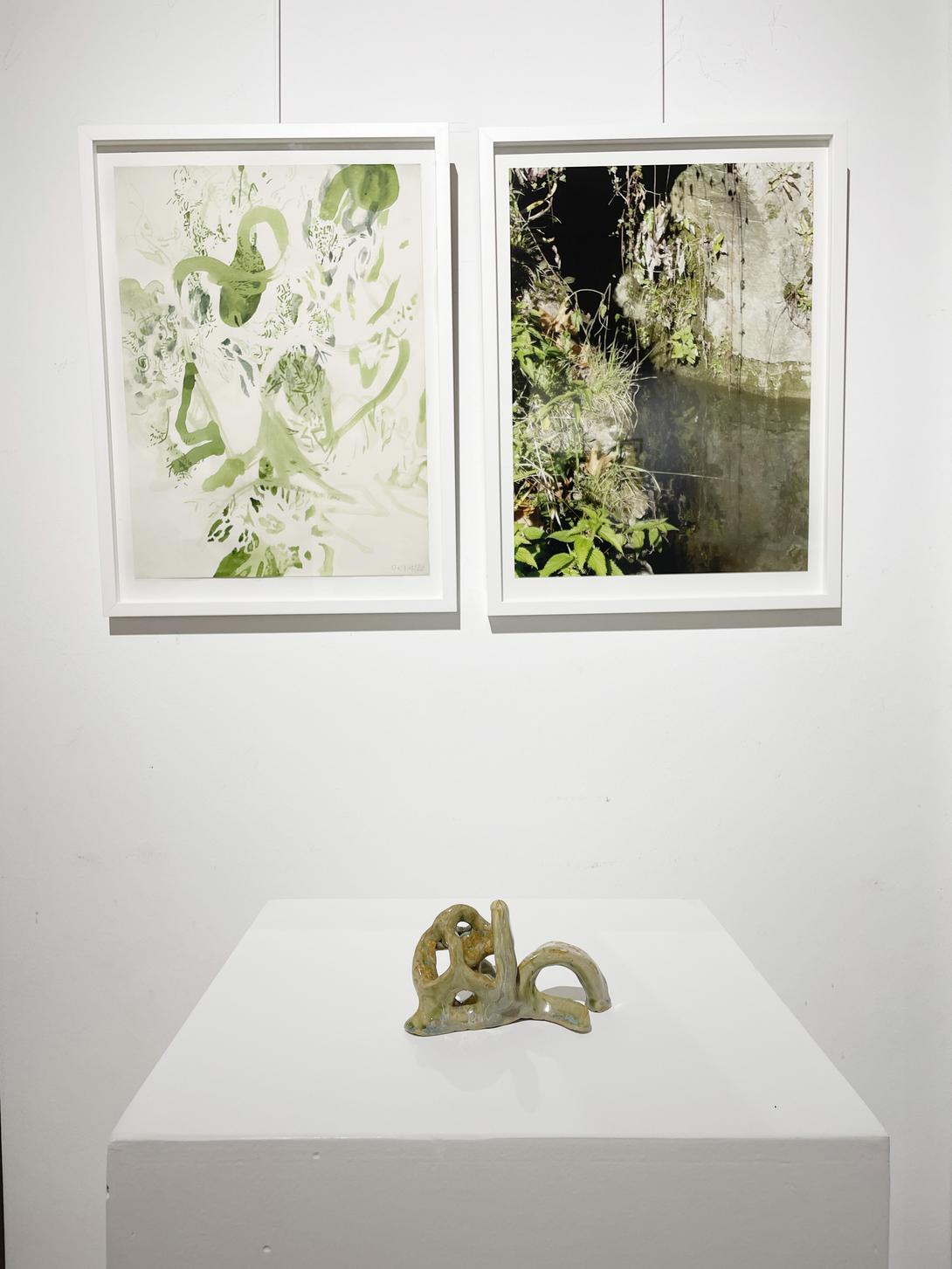 vue exposition Daniel Boursin musée Marzelles 2023