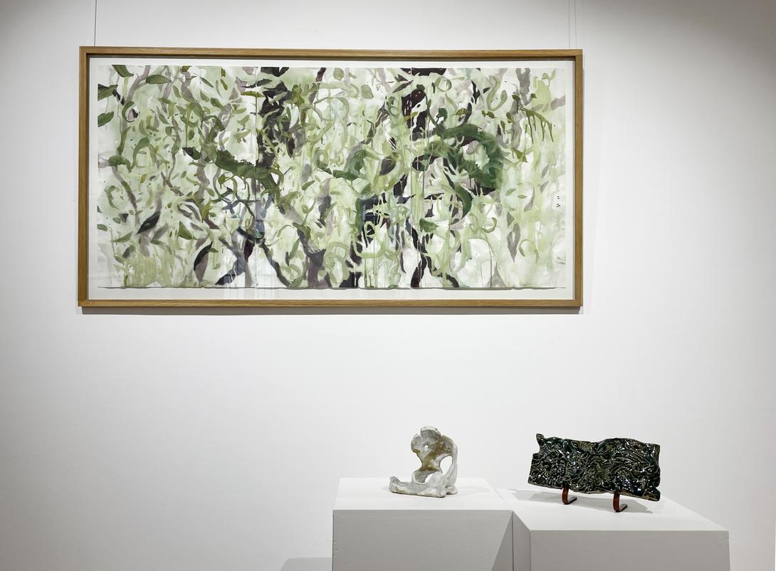 vue exposition Daniel Boursin musée Marzelles 2023