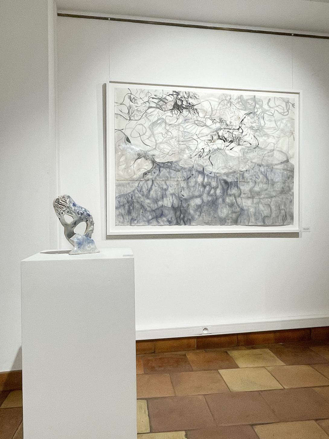 vue exposition Daniel Boursin musée Marzelles 2023