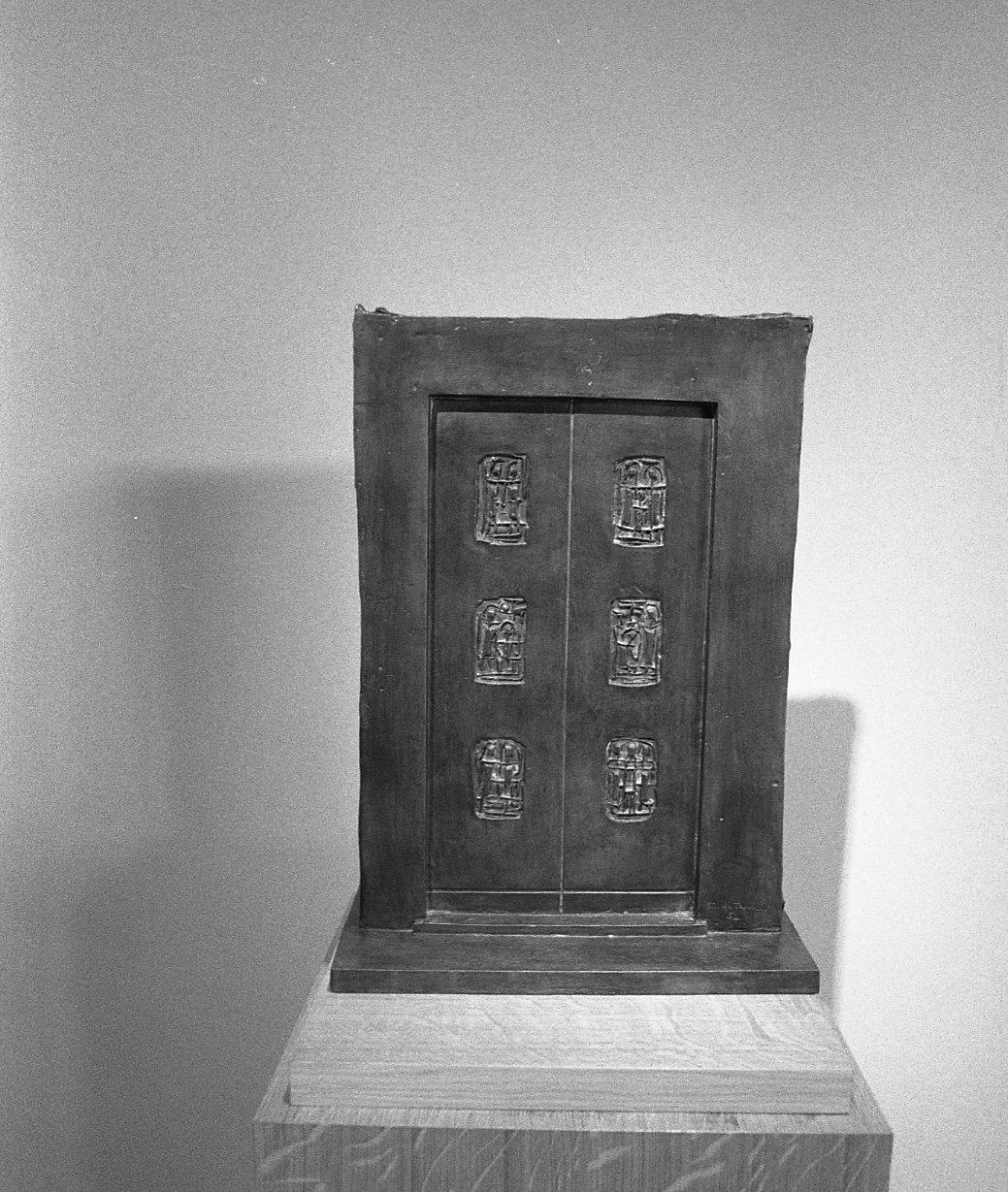 Exposition Marino di Teana Artcurial 1991 Bronze Porte eglise