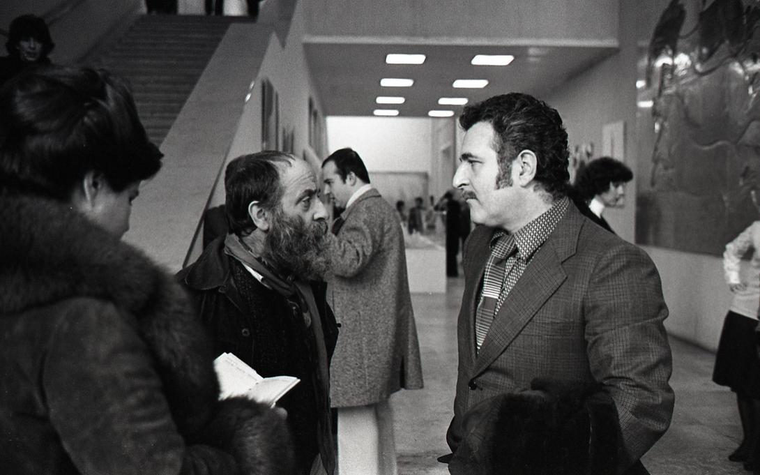 Vernissage de la Retrospective Musée d'Art Moderne de Paris avec César