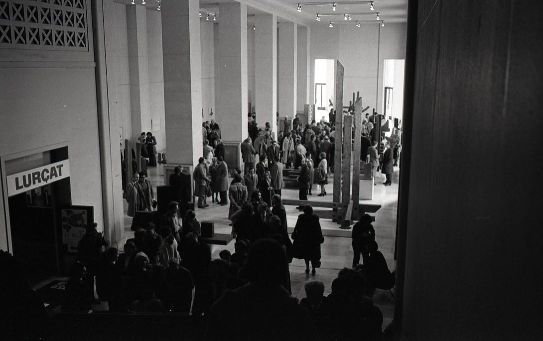 Vernissage de la Retrospective Marino di Teana MAM Paris 1976