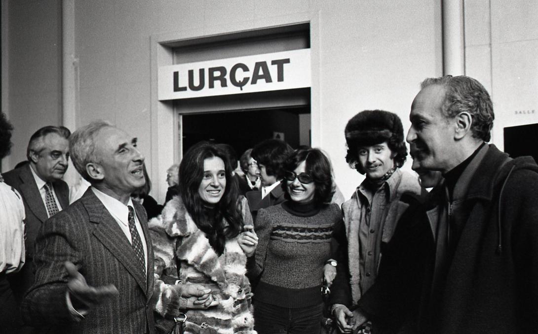 Vernissage de la Retrospective Marino di Teana MAM Paris 1976