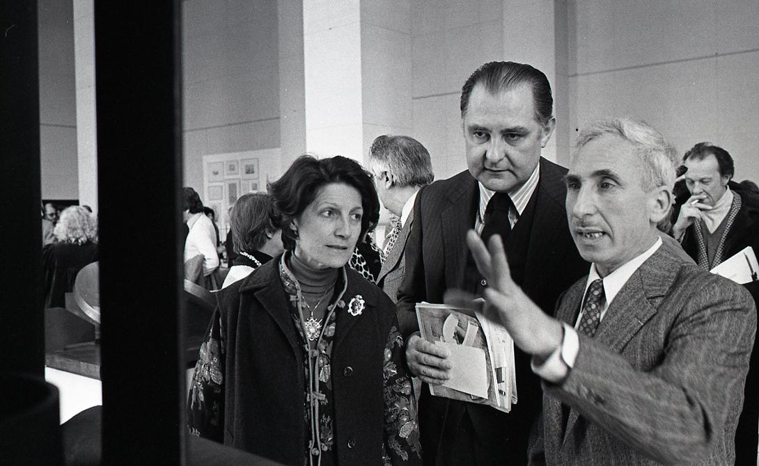 Vernissage de la Retrospective Marino di Teana MAM Paris 1976