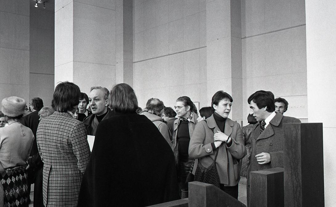 Vernissage de la Retrospective Marino di Teana MAM Paris 1976