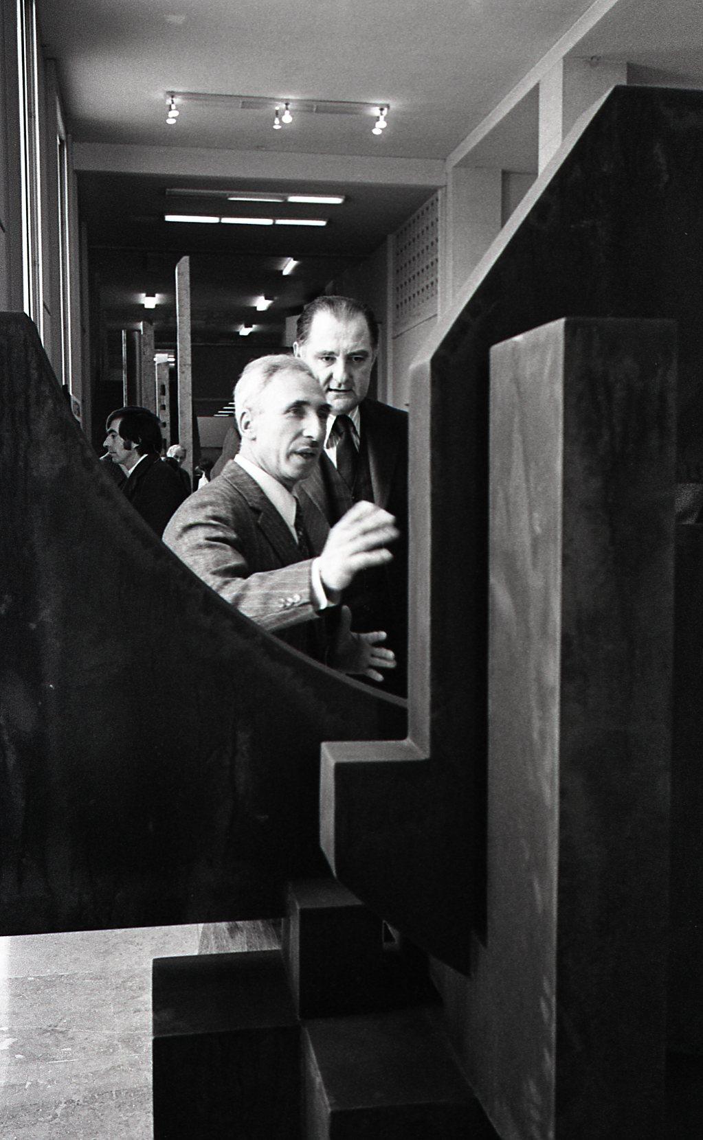 Vernissage de la Retrospective Marino di Teana MAM Paris 1976