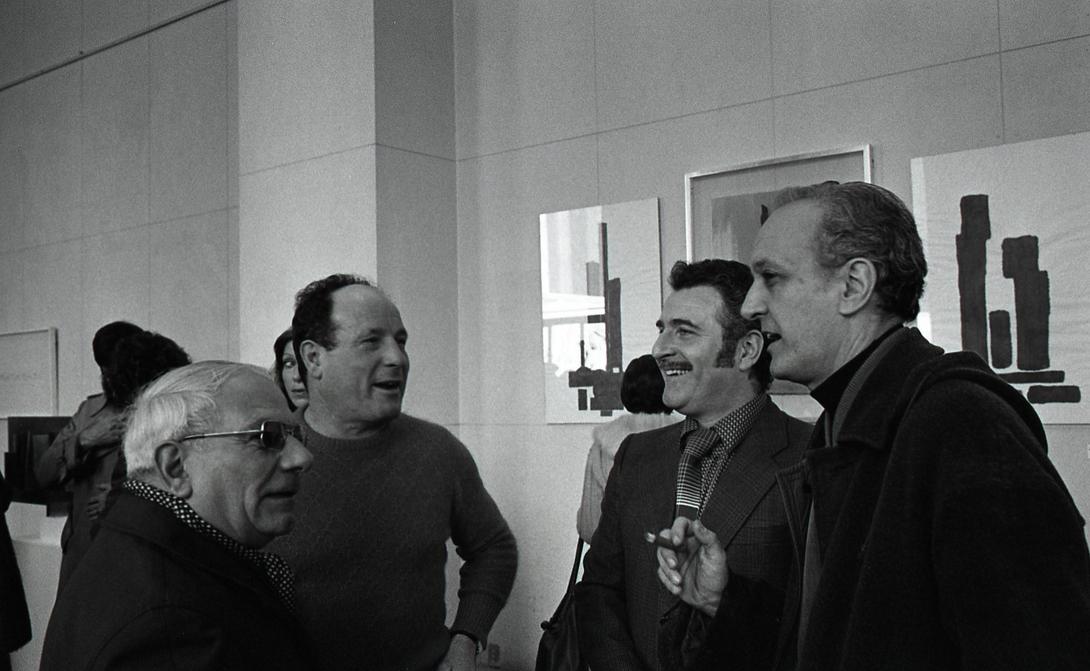 Vernissage de la Retrospective Marino di Teana MAM Paris 1976