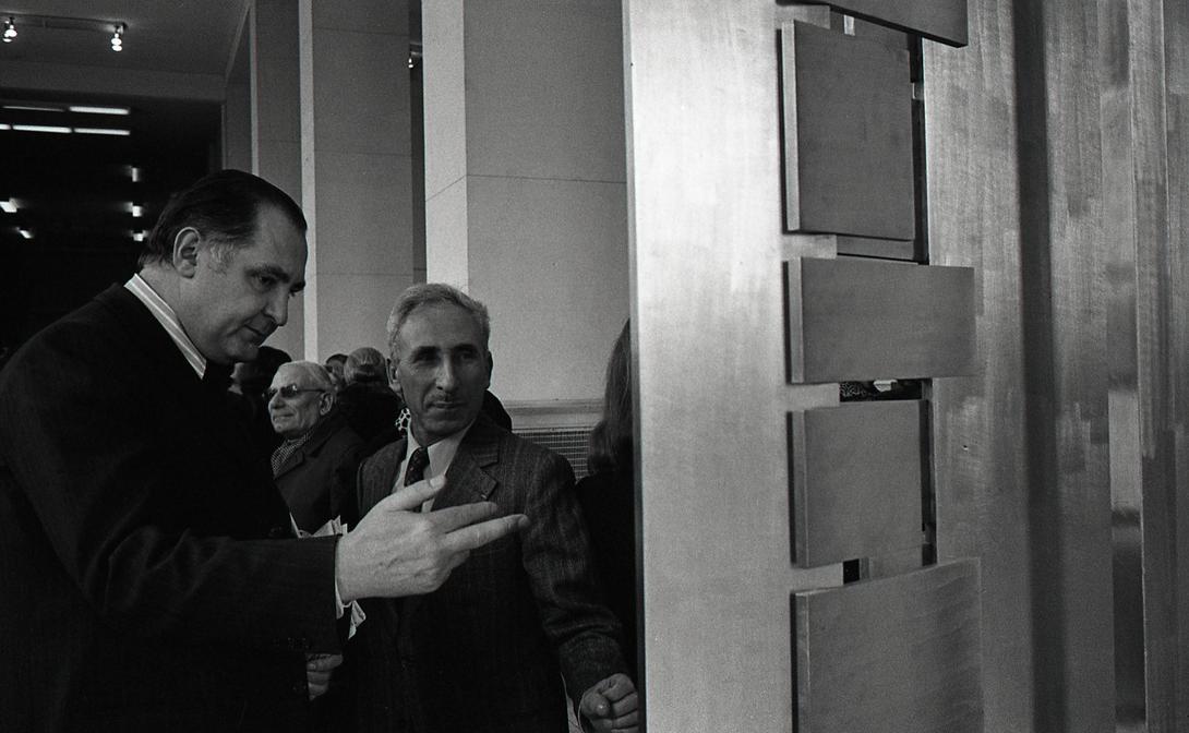 Vernissage de la Retrospective Marino di Teana MAM Paris 1976