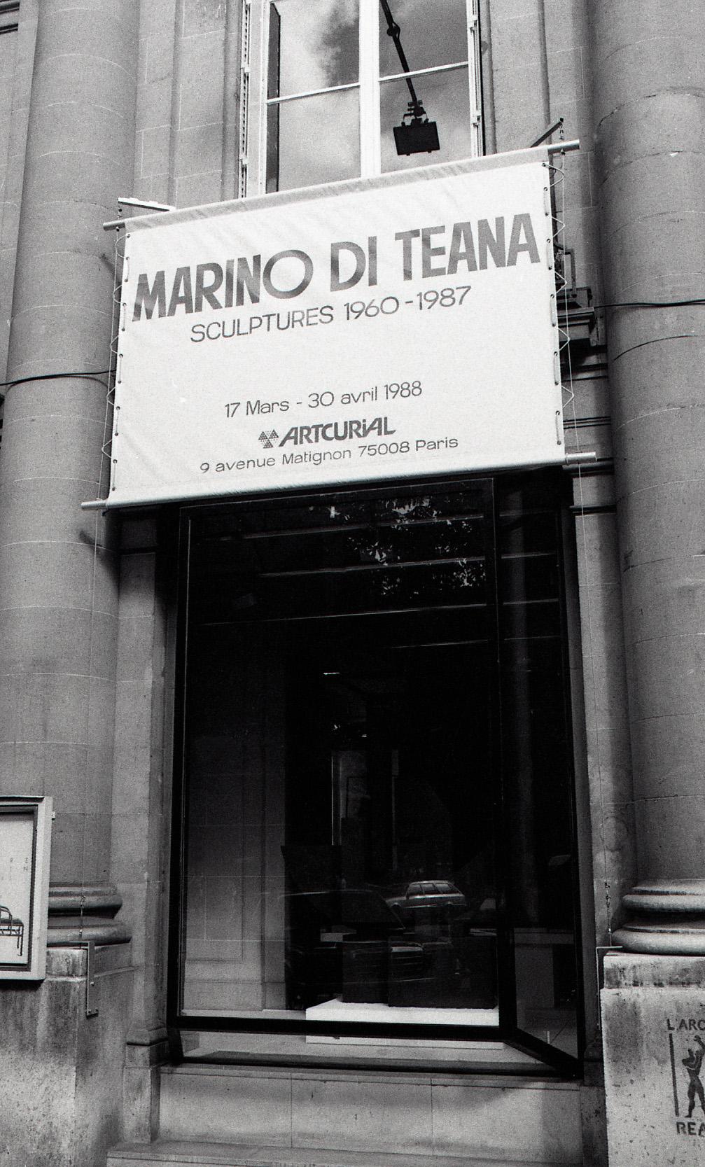 Exposition Marino di Teana Artcurial L'Oréal Matignon 1988