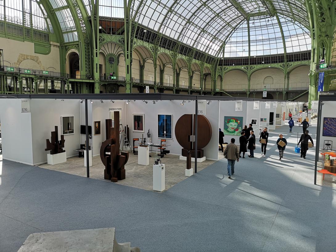 Marino di Teana One Man Show Art Paris 2019 Grand Palais vue d'ensemble
