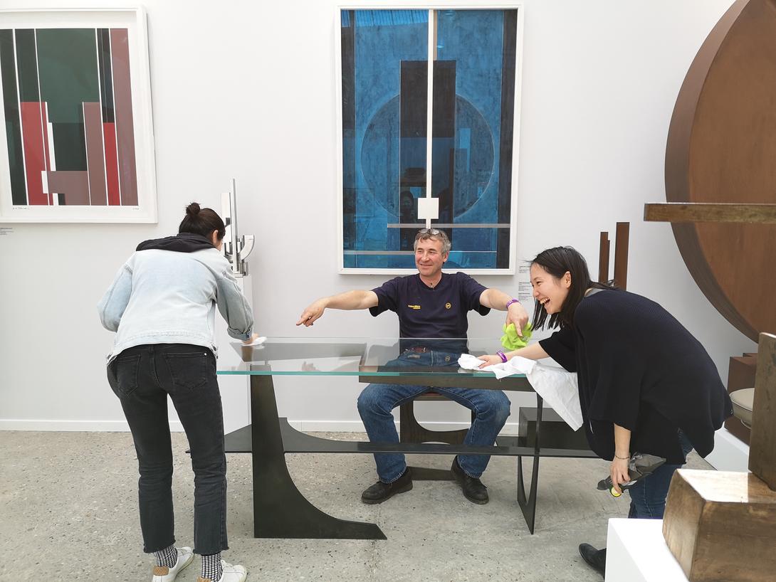 Art Paris 2019 Grand palais Equipe Galerie Loft installation