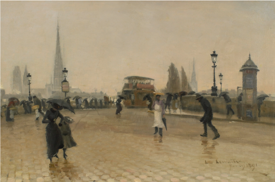 Sous la pluie, peindre, vivre et rêver