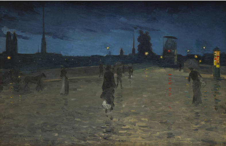 Sous la pluie, peindre, vivre et rêver