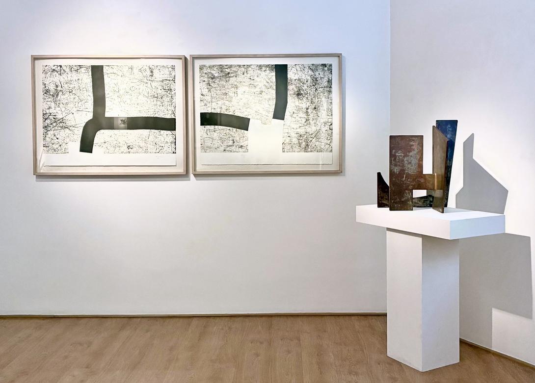 Exposition Chillida Marino di Teana Galerie Van Riel Buenos Aires