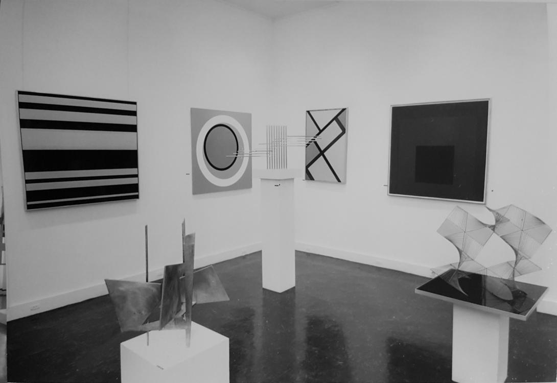Photo d'archive de l'exposition de groupe Galerie Denise René 1969