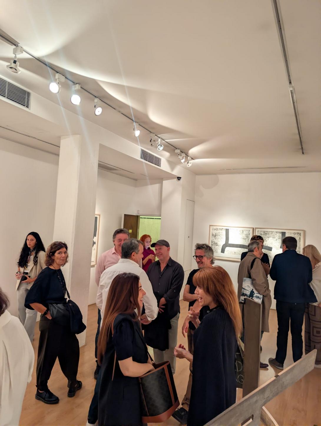 Vernissage Marino di Teana Chillida Galeria Van Riel Buenos Aires
