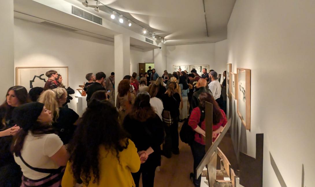 Vernissage Marino di Teana Chillida Galeria Van Riel Buenos Aires
