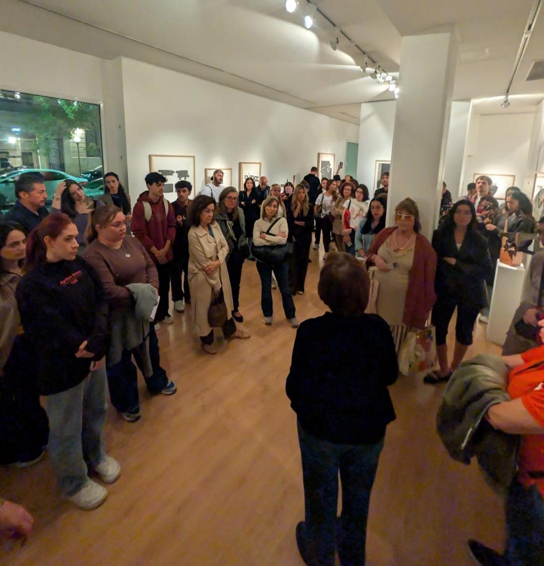 Vernissage Marino di Teana Chillida Galeria Van Riel Buenos Aires