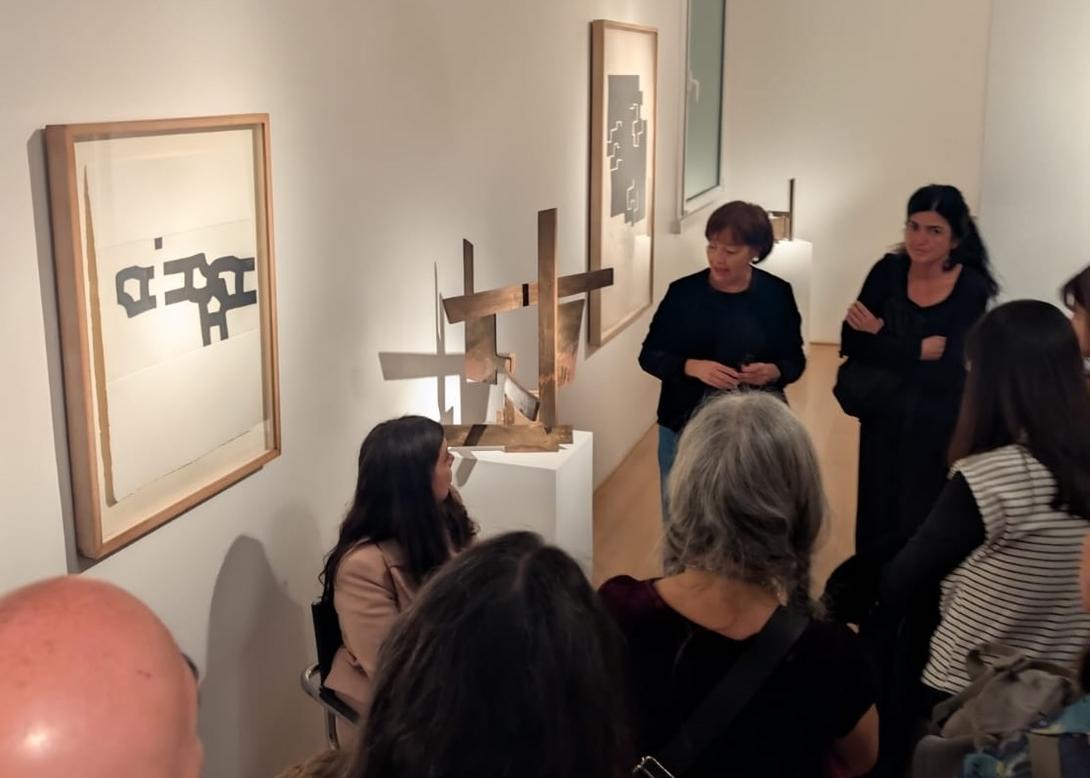 Vernissage Marino di Teana Chillida Galeria Van Riel Buenos Aires