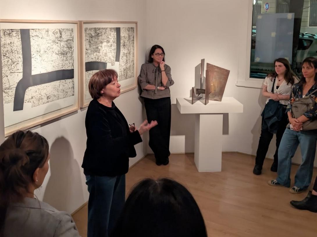 Vernissage Marino di Teana Chillida Galeria Van Riel Buenos Aires