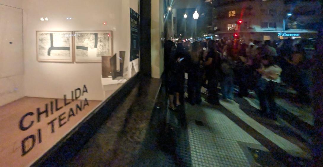 Vernissage Marino di Teana Chillida Galeria Van Riel Buenos Aires