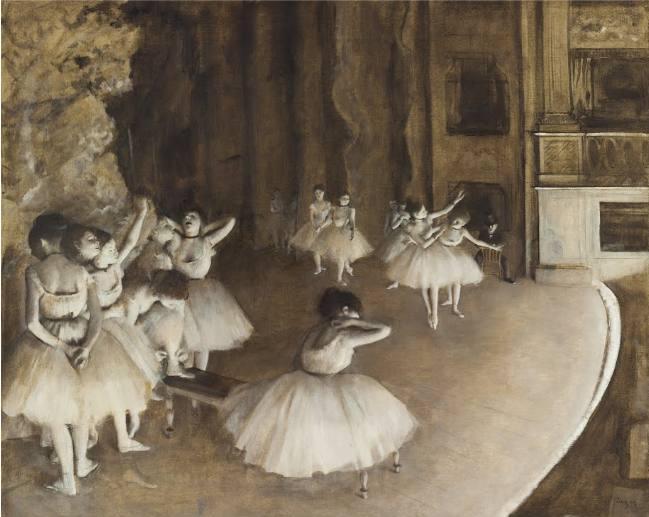 degas répétition d'un ballet