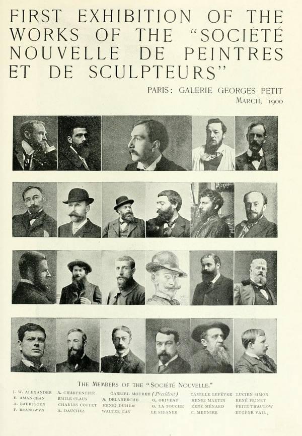 Galerie Georges Petit, 1ère exposition, mars 1900