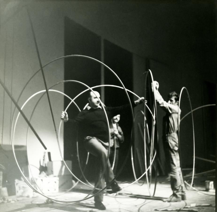 GRAV exposition spectacle environnement, Maison de la culture, Grenoble, 1968