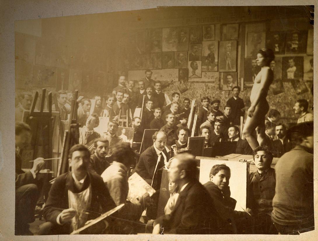 Axel Gallen, Académie Julian entre 1884 et 1889